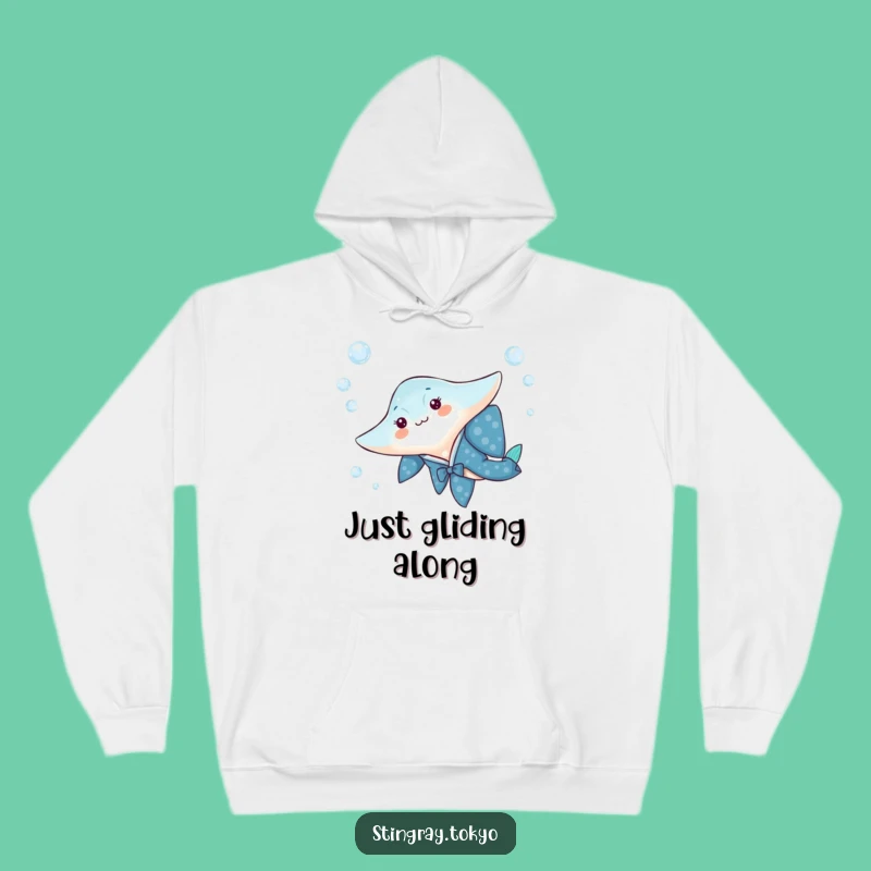 Funny Stingray Kimono Hoodie - Cozy Ocean Creature Sweatshirt