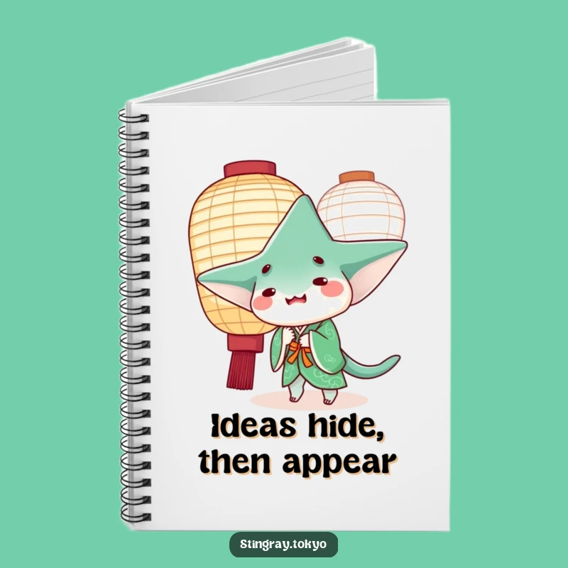 Funny Stingray Kimono Notebook: Playful Notes, Whimsical Journal for Creative Minds