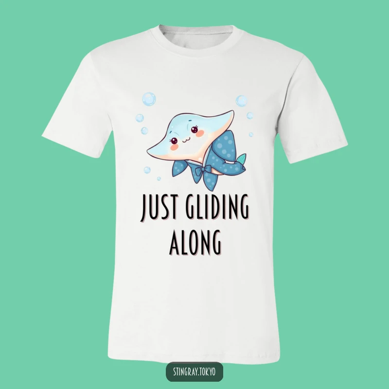 Funny Stingray Kimono T-Shirt - Playful Ocean Animal Tee